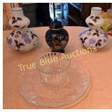 Elegant Vintage Glassware and Decorative Vases Col