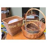 Charming Vintage Wicker Basket Collection - Perfec