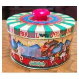 Vintage Wolfgang Candy Carousel Tin
