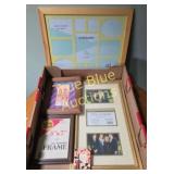 Vintage Framed Photo Collection with Decorative Fr