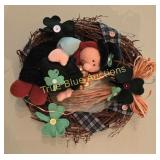 Artificial Holiday Greenery with Berry Accents