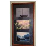 Triple Coastal Photograph Display