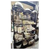 Nse Commercial Wire Rack, Black, 5 Shelves