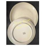 Buffalo China White Dinner Plates, 10"