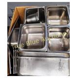 Set of Stainless Steel Food Storage Containers wit