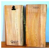 Wooden Cutting Boards with Engraved Logos and Hang