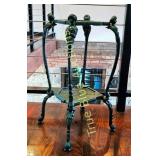 Antique Cast Iron Plant Stand with Decorative Legs