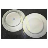 Tat ClintonRe White Dinner Platters, 12"