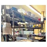 Stainless Steel Shelf Unit With Electric Warmer