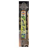 Crisp Lime Beer Tap Handle with Colorful Design an