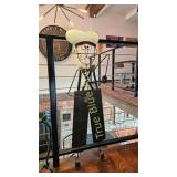 Art Deco Metal Sculpture Of Sheff Free Standing