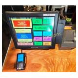 Three Terminal Touch Dynamic POS System