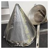 Cone-Shaped Strainers (Pair)