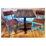 Pine Table & 2 Charis