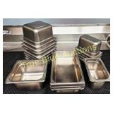 Set of Stainless Steel Food Storage Containers wit