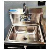 Stainless Steel Commercial Hand Sink with Faucet a
