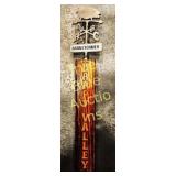 Rustic Wooden Sign with Metal Weather Vane and Eng