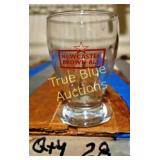 Newcastle Brown Ale Glass with Logo and Clear Desi