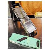 Vintage Metal and Plastic Food Slicer with Adjusta