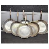 Six 10" Skillets