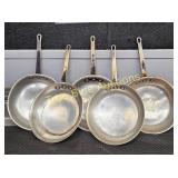 Five 10" Skillets