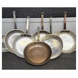 Six 10" Skillets