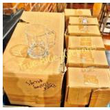 Set of Glass Mugs and Cardboard Boxes for Straws