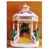 Lighted Fiber Optic Gazebo Holiday Decoration by H