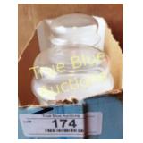 Original Topped Premium Glass Containers in Box