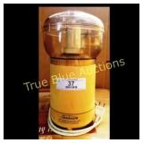 Vintage Sunbeam Oskar Food Processor in Yellow Pla
