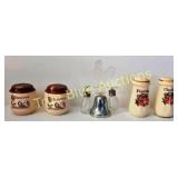 Vintage Salt and Pepper Shakers with Rooster Desig