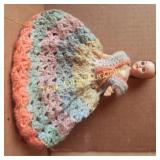 Crocheted Doll with Dress