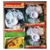 Set of Revolving Cup Racks and 6-Inch Bracket with