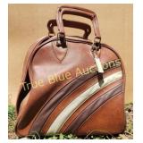 Vintage Bowling Ball and Shoes Set