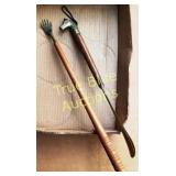 Vintage Horse Head Handle Garden Tool Set with For