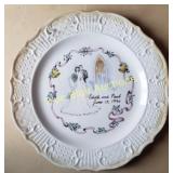 Wedding Commemorative Plates