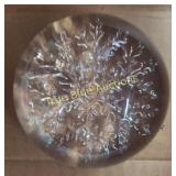 Crystal Snowflake Paperweight