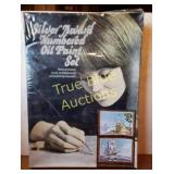 Silver Award Numbered Oil Paint Set
