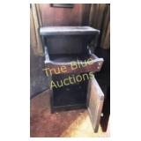 Antique Walnut Dry Sink with Drawer and Door