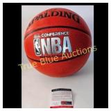 Signed NBA Basketball with Multiple Player Autogra