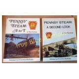 Collection of Pennsylvania Railroad Books on Steam