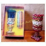 Vintage Ocean City Maryland Souvenir Glass and Bea