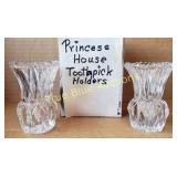 Princess House Toothpick Holders