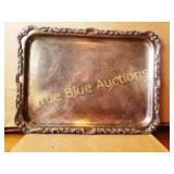 Reed & Barton Silver Soldered Serving Tray with Or