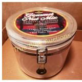 Gourmet Nut Mix Reusable Canister with Mixed Nuts