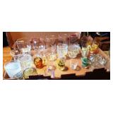 Collection of Various Glassware Including Shot Gla
