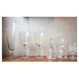Set of Crystal Glassware