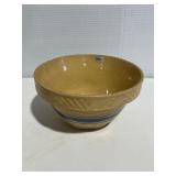Vintage Stoneware Blue Band Mixing Bowl