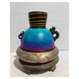 Vintage Art Pottery Rick Foris With Stand