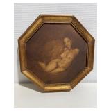 Vintage Nude Art Wall Art Signed JMC or JME